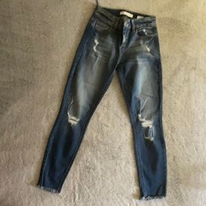 Eunina Josie Mid Rise Skinny Crop Jean